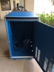 Surplus rack cabinet for repeater gear